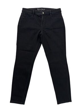 White House Black Market Ankle Black Pants Size L